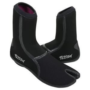 FELLOWSURF サーフブーツ 3mm 保温 サーフィン ブーツ 冬 SUP 日本規格 メンズ レディース 裏起毛 足袋ソックス 足袋ブーツ Night Black 26cm