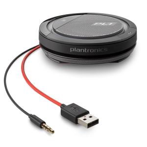 Plantronics Calisto 5200 プラントロニクス スピーカーフォン PC スマホ スピーカー マイク USB 3.5mmケーブル テレワーク リモートワーク 210902-01｜peach-heart