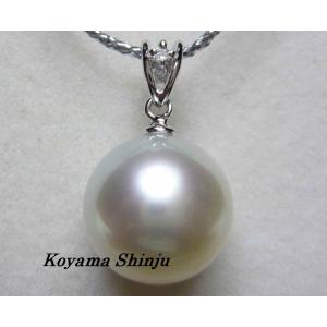 pt23絶品カラー！天然シャンパンゴールド白蝶真珠ダイヤ0．01Ct