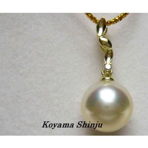 pt23絶品カラー！天然シャンパンゴールド白蝶真珠ダイヤ0．01Ct