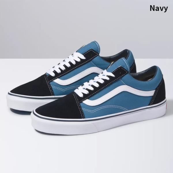 US企画 日本正規品 VANS OLD SKOOL Black/White Navy Primary...