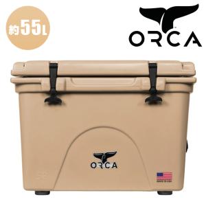 オルカ クーラーボックス ORCA COOLERS 58 QUART Tan 54.8L タン ベージュ ORCT058 キャンプ アウトドア 海水浴 保冷