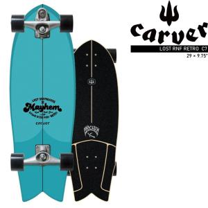 CARVER LOST X CARVER 29" RNF RETRO SURFSKATE COMPLETE C7 L1012011111 カーバー サーフスケート スケートボード スケボー LOST MAYHEM コンプリート｜peachboys