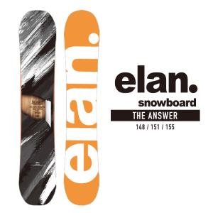 2022-23 ELAN THE ANSWER スノーボード 板 メンズ エラン ジ・アンサー ダブルキャンバー グラトリ 2023 日本正規品｜peachboys