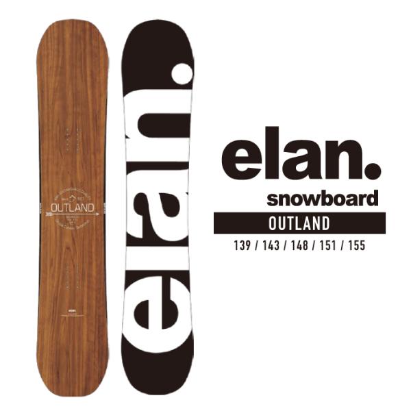 2022-23 ELAN OUTLAND WOOD スノーボード 板 レディース メンズ エラン ア...
