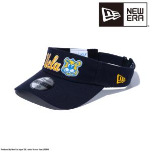 ニューエラ NEW ERA ゴルフ サンバイザー UCLA スクリプトロゴ JOE ジョー ネイビー 55.8 - 59.6cm 帽子 日本正規品｜peachboys