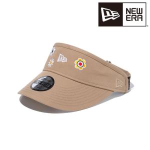 ニューエラ NEW ERA ゴルフ WOMEN'S トールバイザー CORDURA (made with COOLMAX fabric) コーデュラ フラッグロゴ カーキ 55.8 - 59.6cm 帽子 日本正規品｜peachboys