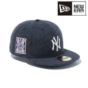 ニューエラ NEW ERA 59FIFTY Recycle Tweed リサイクルツイード ニューヨーク・ヤンキース ネイビー 13751125 キャップ 帽子 日本正規品｜peachboys