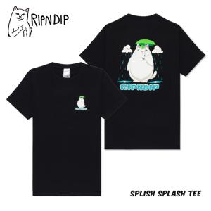 RIPNDIP SPLISH SPLASH TEEリップンディップ スプリッシュスプラッシュ Tシャツ Black ブラック 黒 半袖 Short sleeve T-shirts 2023SS｜peachboys