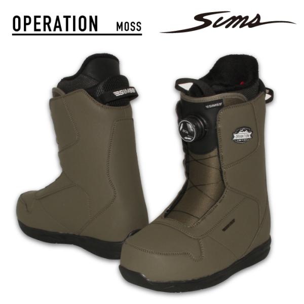 2022-23 SIMS OPERATION Moss Snowboard Boots スノーボード...