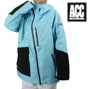 【特典あり】2023-24 ACC ARTIST JACKET SLASH Mint Blue Black スノーボードウェアー ジャケット メンズ レディース 日本正規品｜peachboys