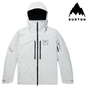 バートン ウェア ジャケット 23-24 BURTON MEN'S [AK] SWASH GORE-TEX 2L JACKET Gray Cloud メンズ 男性 ゴアテックス スノーボード 日本正規品｜peachboys