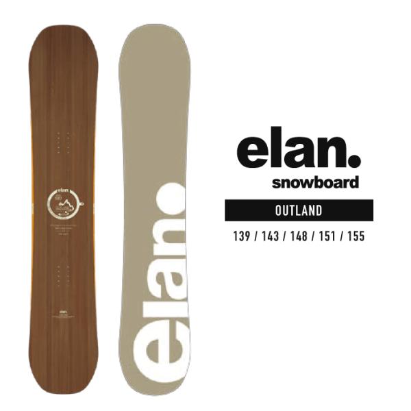 2023-24 ELAN OUTLAND Wood エラン アウトランド ウッド 木目 スノーボード...