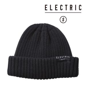 2023-24 ELECTRIC KNIT BEANIE TYPE A Black E24F26 エレクトリック ニットキャップ スノーボード 帽子 2024 日本正規品