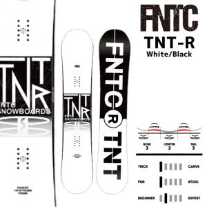2023-24 FNTC TNT R White/Black エフエヌティシー ティエヌティ ロッカー グラトリ ホワイト 白 スノーボード 板 Snowboards 2024 日本正規品｜peachboys