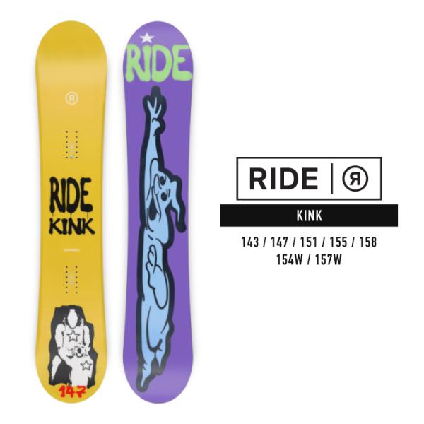 2023-24 RIDE KINK ライド キンク メンズ スノーボード 板 Snowboards ...