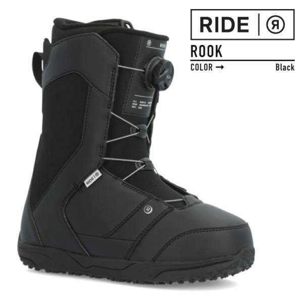 2023-24 RIDE ROOK Black ライド ルーク ブラック 黒 スノーボード ブーツ ...