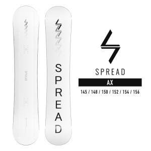 2023-24 SPREAD AX スプレッド エーエックス メンズ キャンバー グラトリ スノーボード 板 2024 日本正規品｜peachboys