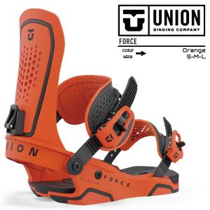 2023-24 UNION FORCE Orange フォース オレンジ ユニオン スノーボード バインディング ビンディング 2024 日本正規品｜peachboys