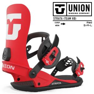 2023-24 UNION STRATA Red ストラータ レッド 赤 ユニオン スノーボード バインディング ビンディング 2024 日本正規品｜peachboys