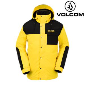 2023-24 VOLCOM LONGO GORE-TEX JACKET BTY-Bright Yellow G0652404 メンズ スノーボード ジャケット ウェア 2024 日本正規品｜peachboys