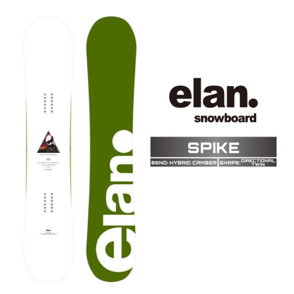2024-25 ELAN SPIKE White エラン スパイク スノーボード 板 メンズ レディ...