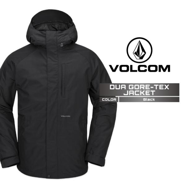2024-25 VOLCOM DUA GORE-TEX JACKET Black ボルコム スノーボ...