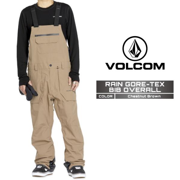 2024-25 VOLCOM RAIN GORE-TEX BIB OVERALL Chestnut ...