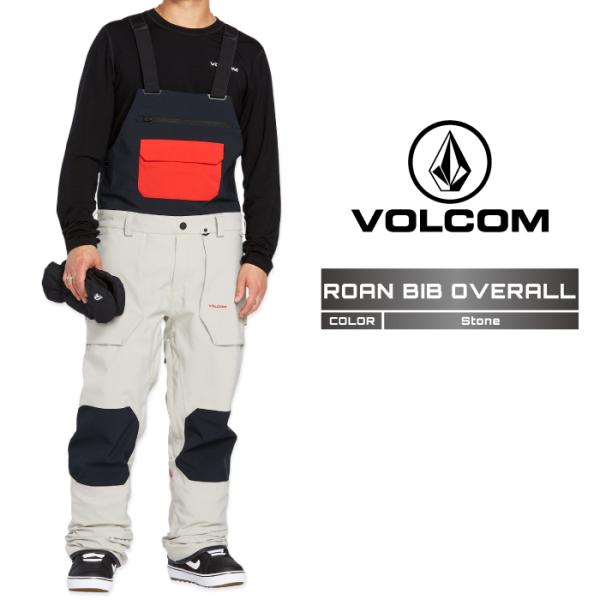 2024-25 VOLCOM ROAN BIB OVERALL Stone ボルコム スノーボード ...