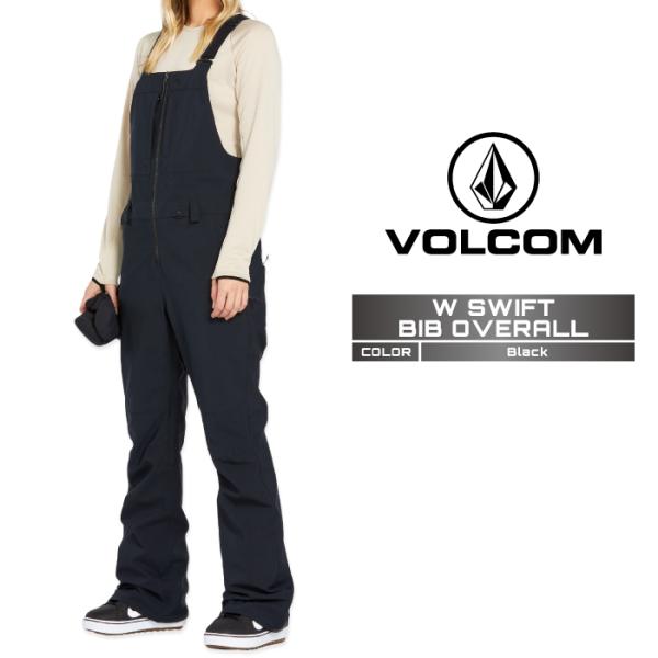 2024-25 VOLCOM SWIFT BIB OVERALL Black ボルコム スノーボード...