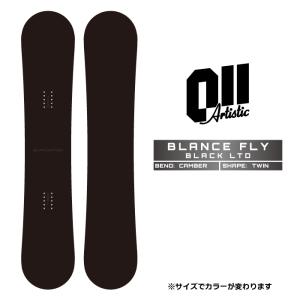 2024-25 011 ARTISTIC BALANCE FLY BLACK LIMITED 151cm ゼロワンワン アーティスティック バランスフライ リミテッド スノーボード 板 日本正規品 予約商品｜peachboys