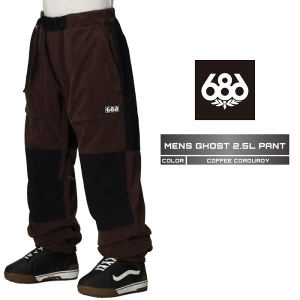 2025-26 686 MENS GHOST 2.5L PANT Coffee Corduroy シ...