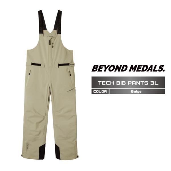 2025-26 BEYOND MEDALS TECH BIB PANTS 3L Beige ビヨンド...