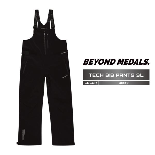 2025-26 BEYOND MEDALS TECH BIB PANTS 3L Black ビヨンド...