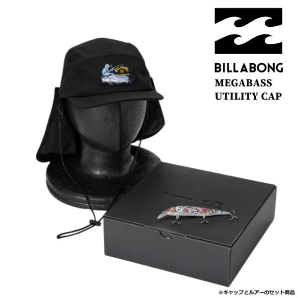 日本正規品 帽子 ビラボン BILLABONG MEGABASS UTILITY CAP BLK メ...