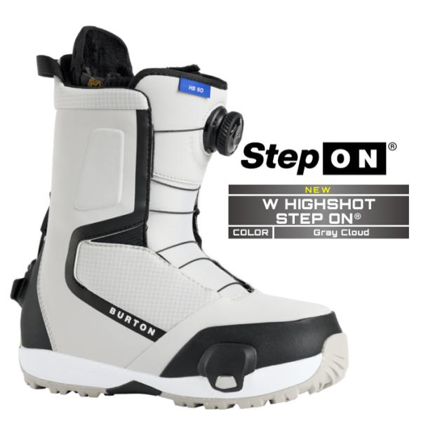 2025-26 BURTON WOMEN'S HIGHSHOT STEP ON WIDE Gray ...