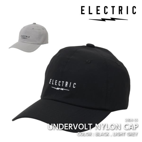 ELECTRIC UNDERVOLT NYLON CAP Black / Light Grey エレ...
