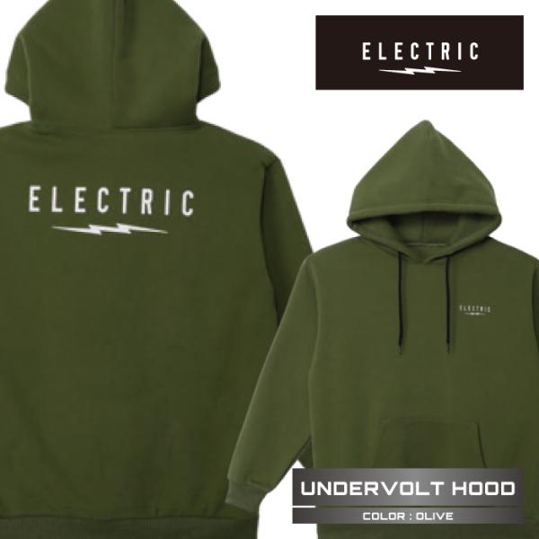 日本正規品 パーカー エレクトリック ELECTRIC UNDERVOLT HOOD Olive 2...