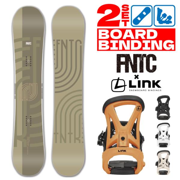 スノーボード ビンディング 2点セット 2025-26 FNTC TNT R Beige - GRD...