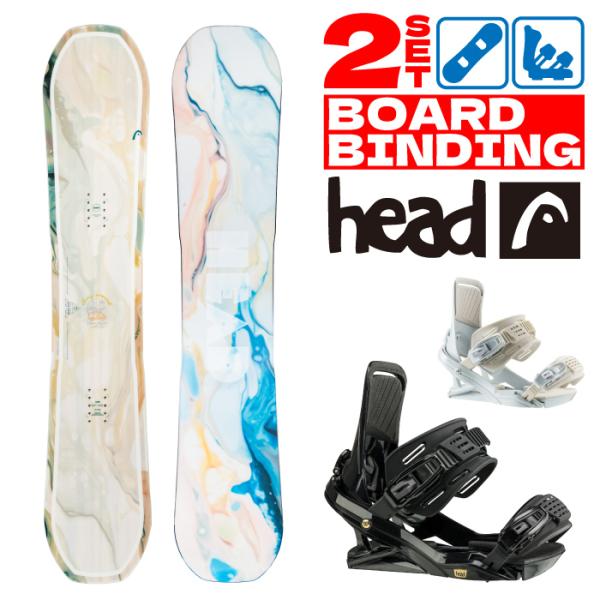 日本正規品 スノーボード ビンディング 2点セット ヘッド HEAD GIRLS AROUND DC...