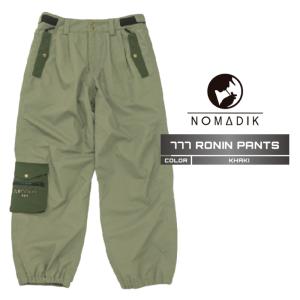 NOMADIK 777 ノマディック スノーボード パンツ NOMADIK ノマディック スノーボード ウェア パンツ ユニセックス
