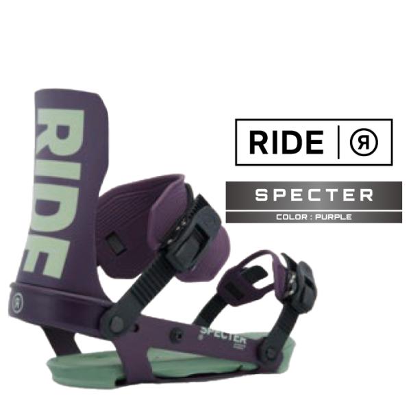 2025-26 RIDE SPECTER Purple ライド スペクター スノーボード ビンディン...