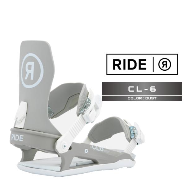 2025-26 RIDE CL-6 Dust ライド スノーボード ビンディング バインディング レ...