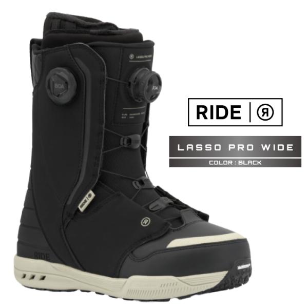 2025-26 RIDE LASSO PRO WIDE Black ライド ラッソ プロ ワイド ス...