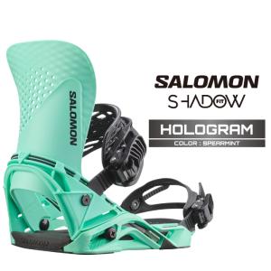 2025-26 SALOMON HOLOGRAM Spearmint サロモン ホログラム スノーボード ビンディング バインディング メンズ レディース 日本正規品 25-26｜Woven