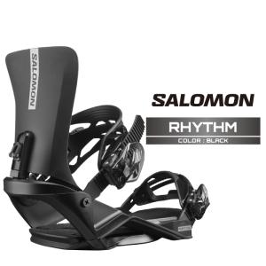2025-26 SALOMON RHYTHM Black サロモン リズム スノーボード ビンディング バインディング メンズ レディース 日本正規品 25-26