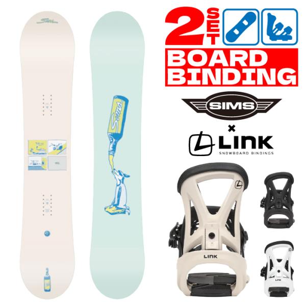 スノーボード ビンディング 2点セット 2025-26 SIMS SUPERDRINK (JP LT...