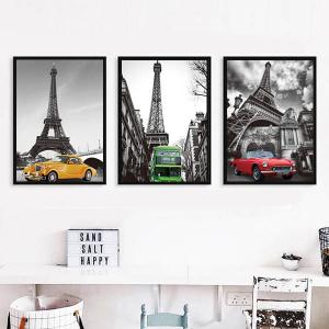 33 43cm アートパネル 3枚セット 枠付きフレーム絵画 エッフェル塔 摩天楼 セピアカラー モノクロ 車 壁掛け インテリア絵画 ウォールデコ Aff 6064 Peachyshop 通販 Yahoo ショッピング