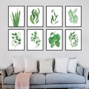 3枚セット 33×43cm アートパネル 枠付きフレーム絵画 蓮 植物