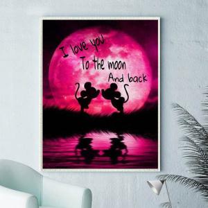 フル ダイヤモンド刺繍 キット ビーズ刺繍 ディズニー